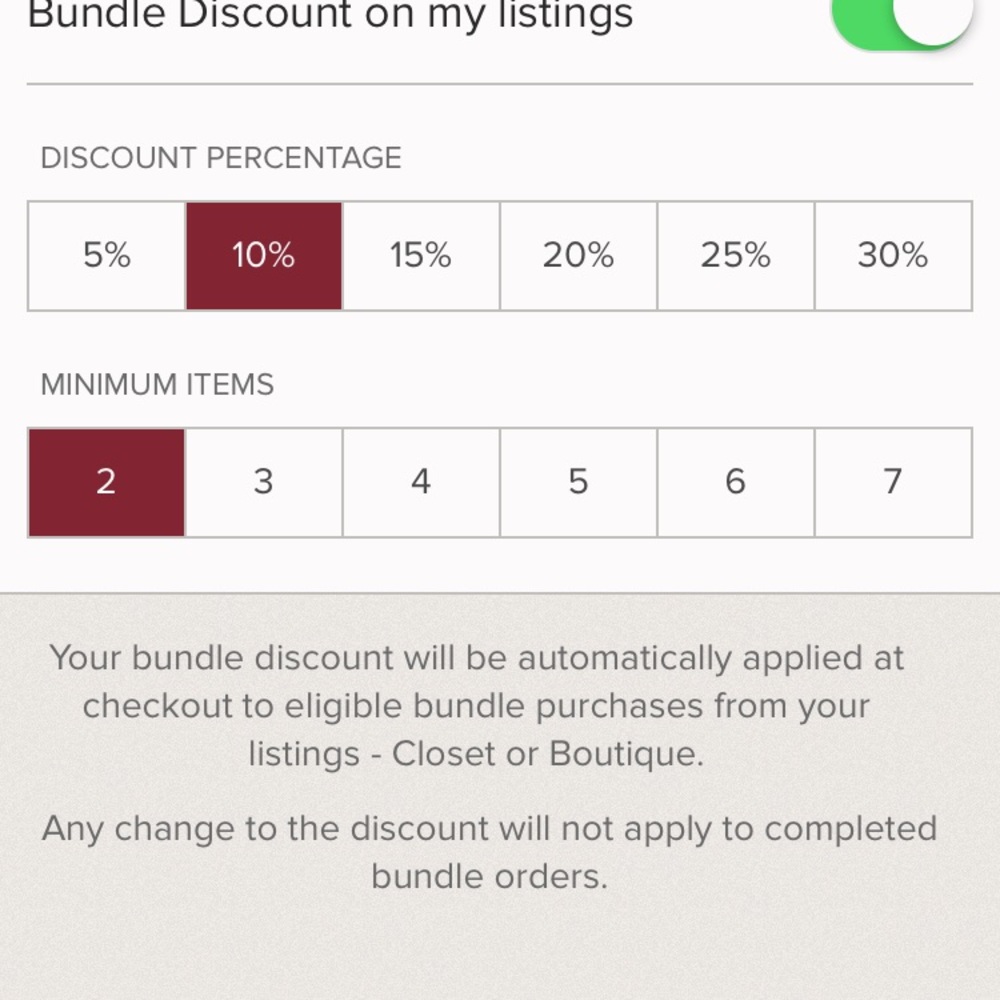 10% off of 2 or more.
